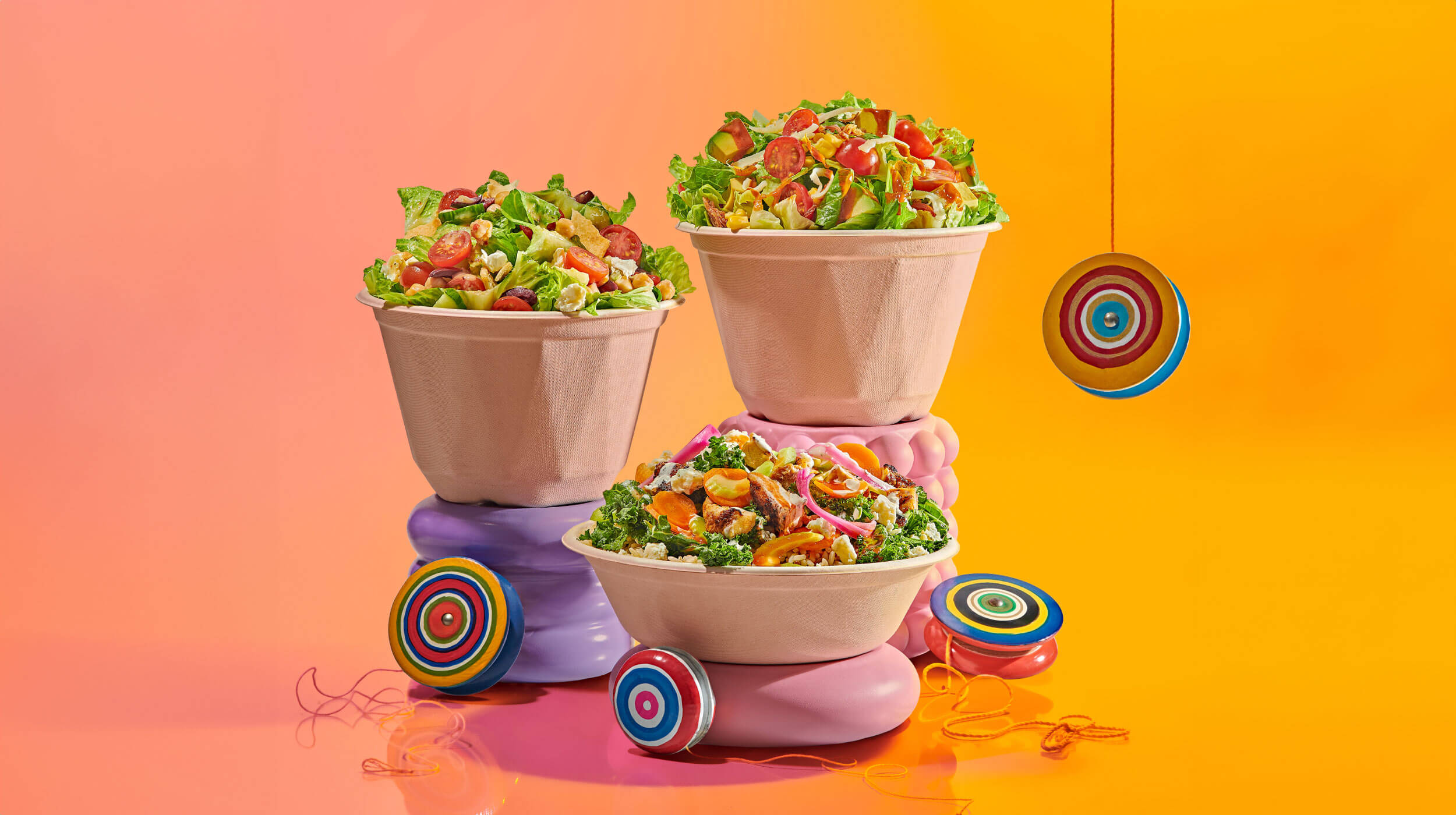 Chopt Out-of-Home Campaign: Play With Your Food