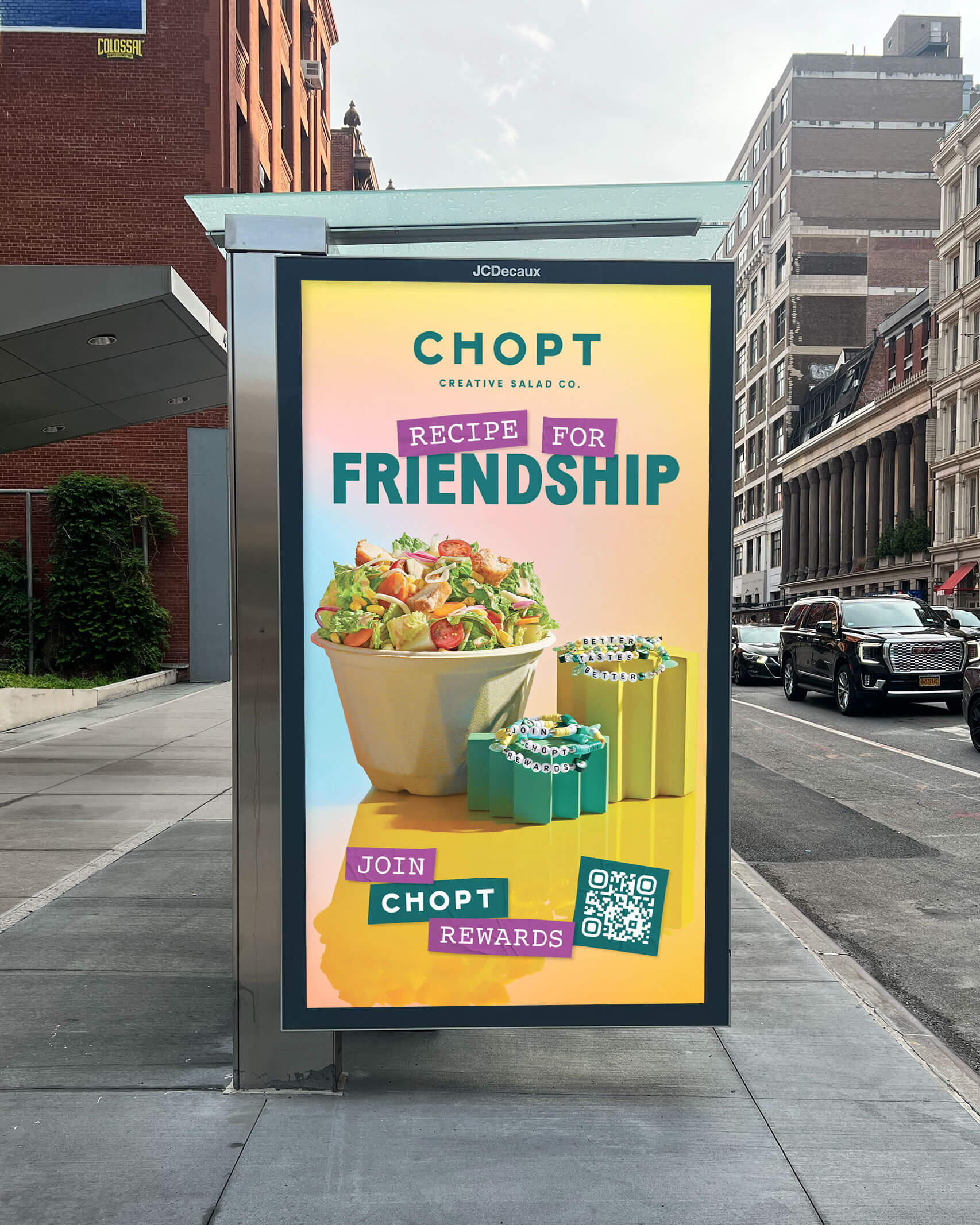 Chopt Out-of-Home Campaign: Play With Your Food