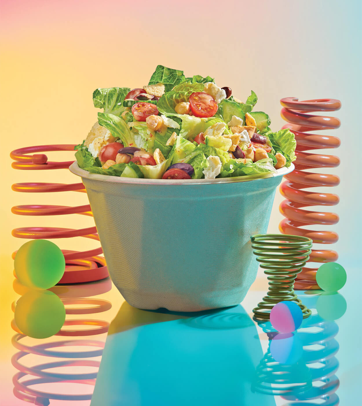Chopt Out-of-Home Campaign: Play With Your Food