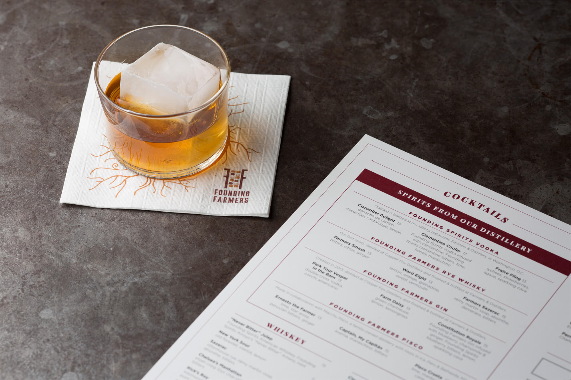 Founding Farmers Menus