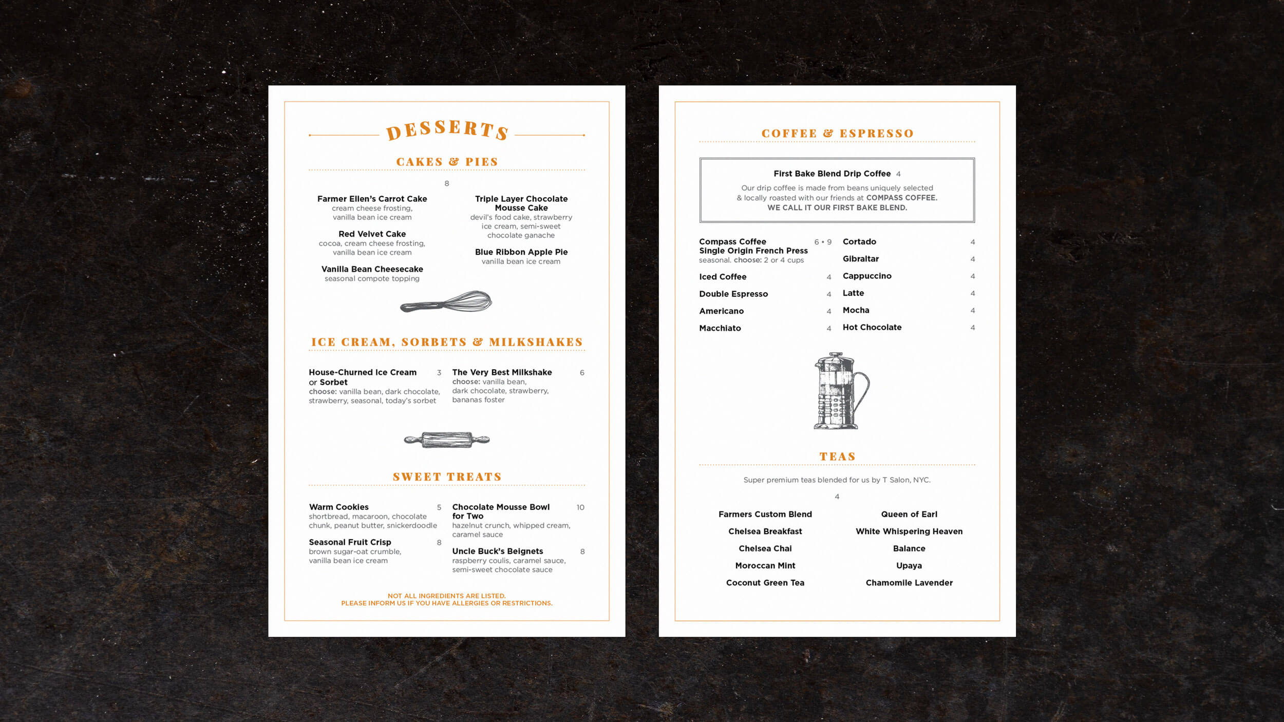 Founding Farmers Menus