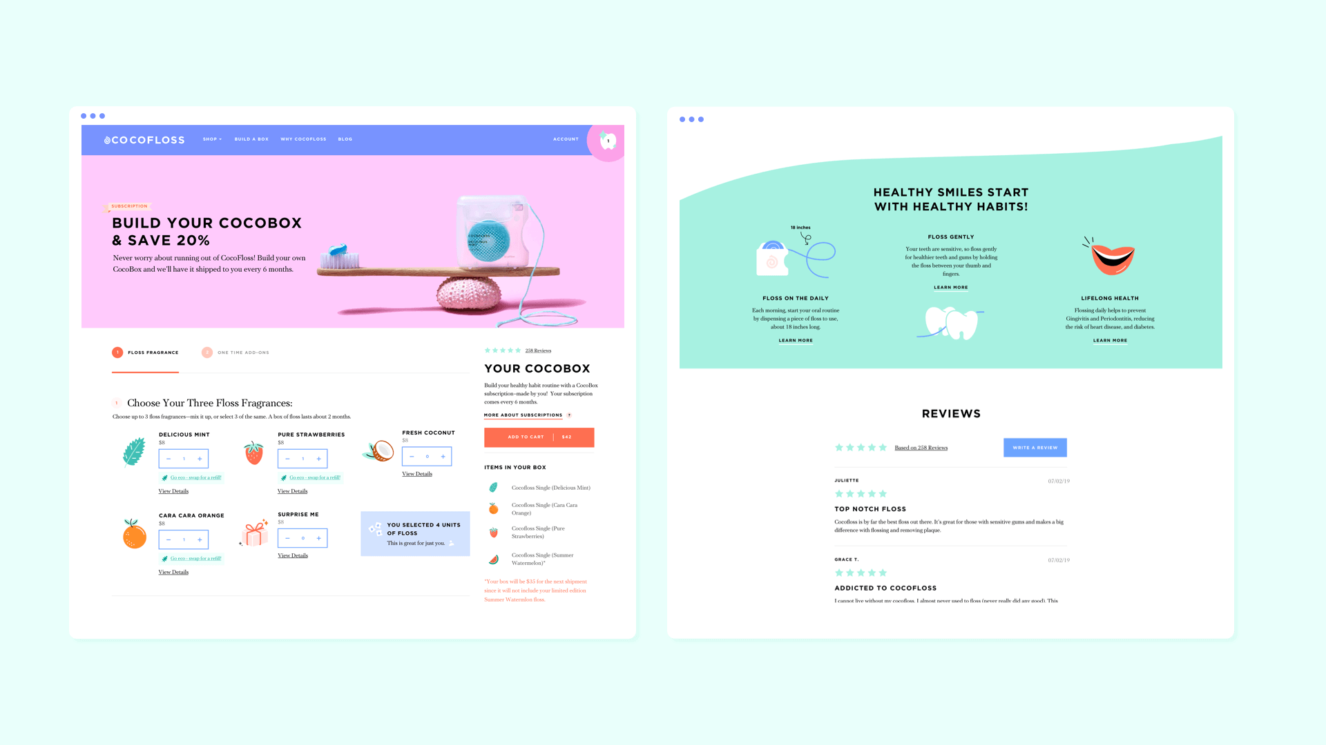 Fresh Looks for Cocofloss