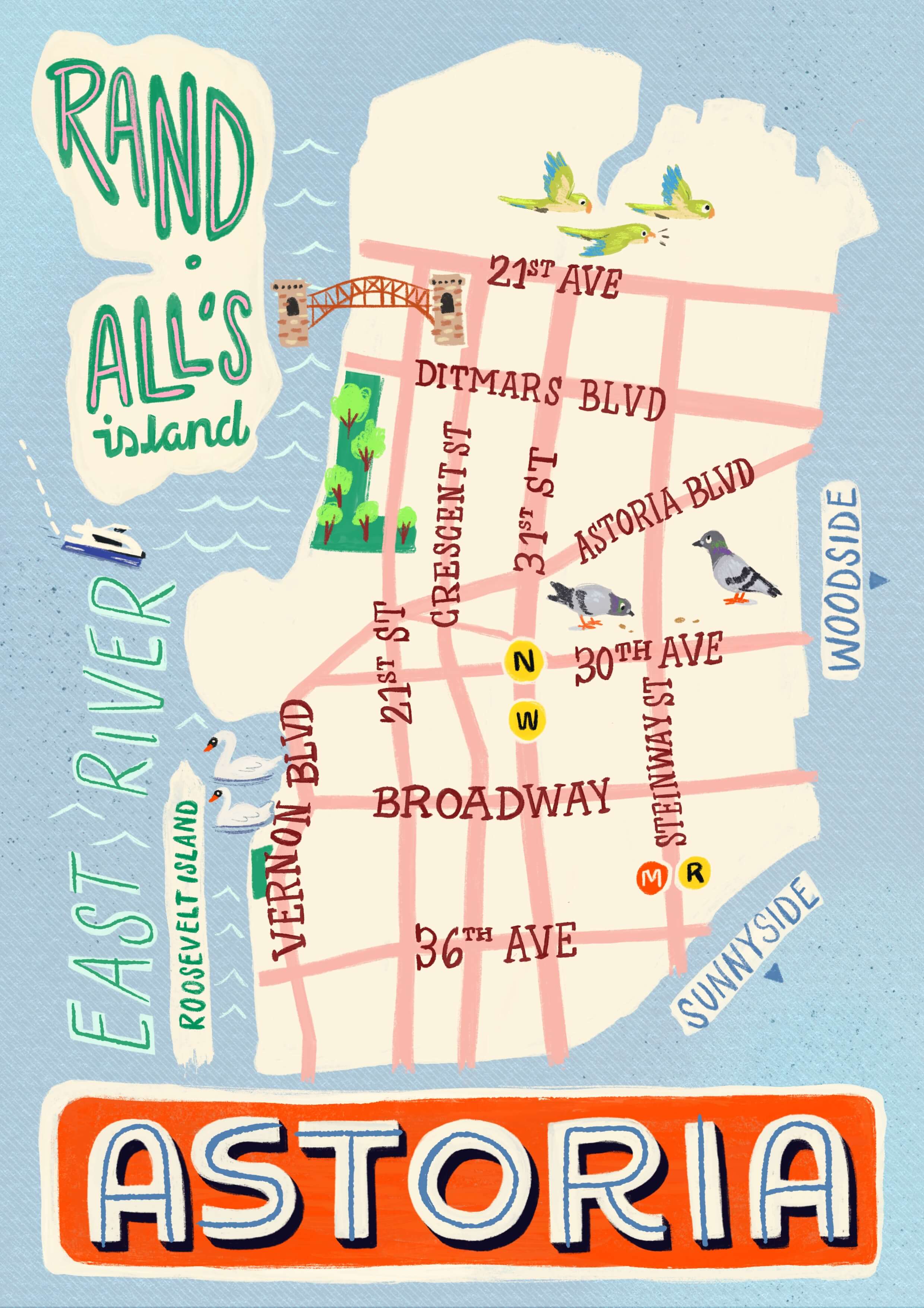 Astoria Map